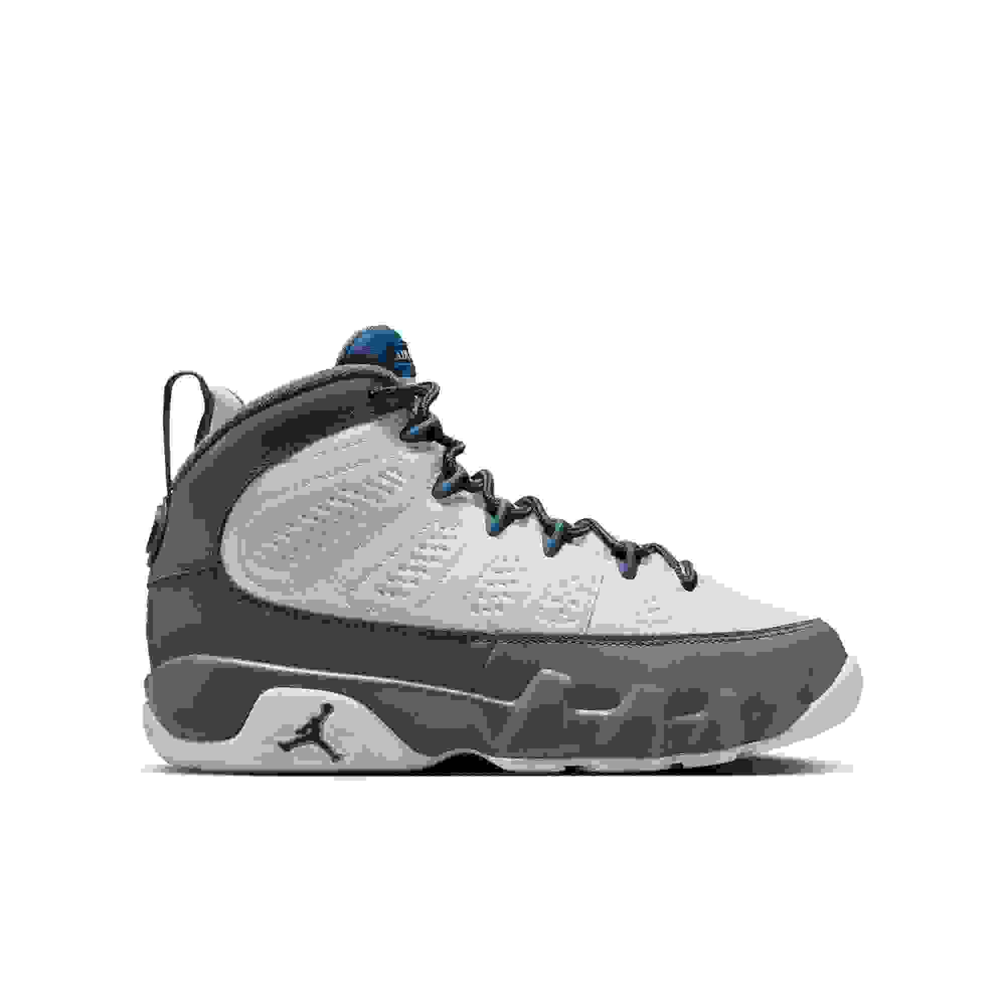 Jordan 9 Retro Grade School Kids' "Flint Grey" Shoe